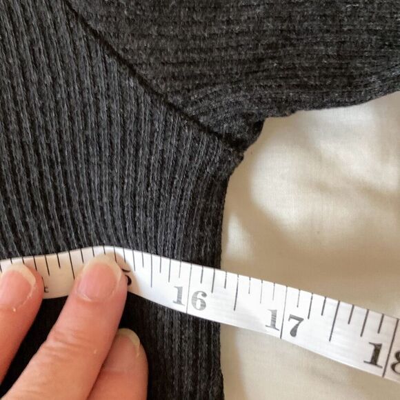 Michael Lauren MLM-8051-CSW Harvest L/S Crew Neck Dress Size Large Charcoal (F4) - Picture 5 of 8